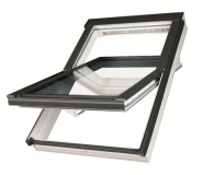 Мансардное окно FAKRO PROFI PTP U3 78х140см / Белое пластиковое ПВХ