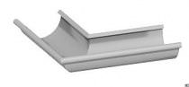 Угол желоба наружный D125 / D150 Металл Профиль