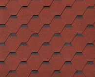 Купить Гибкая черепица Roofshield ПРЕМИУМ Стандарт Красный с оттенением по отличной цене!