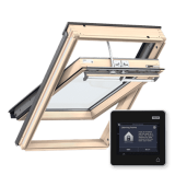 Мансардное окно VELUX PREMIUM GGL INTEGRA ® с электроуправлением MK08 306821 78х140см ручка сверху / двухкамерное