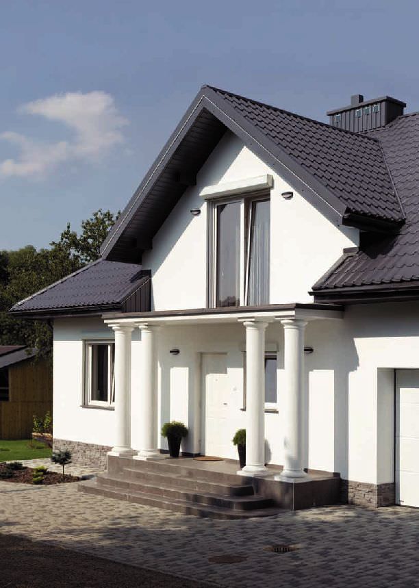 Дом с кровлей Ruukki Monterrey