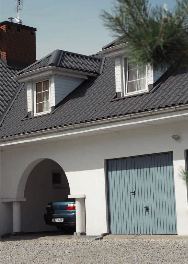 Дом с металлочерепицей Ruukki Elite