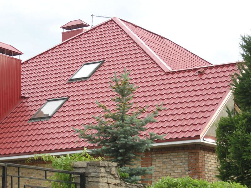 Дом с кровлей Ruukki Elite