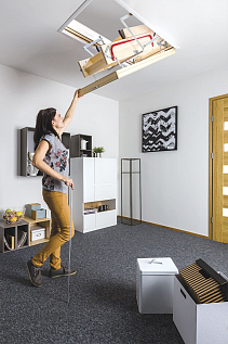 Купить Термоизоляционная чердачная лестница FAKRO LTK Thermo 60х130х305см - изображение 6