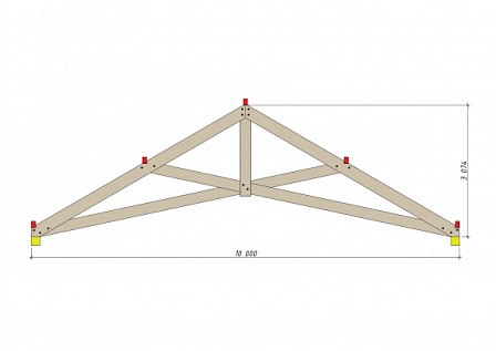Купить Стропильная ферма (н) 10м - изображение 3