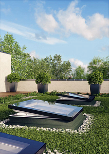 Купить Окна для плоских крыш без купола Fakro DEF-D U6 - изображение 5