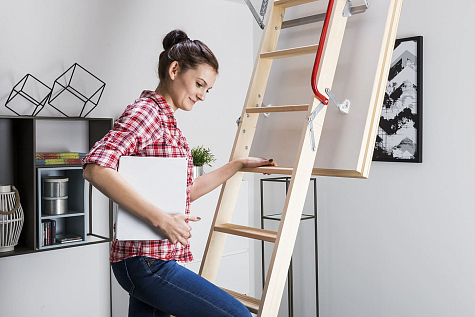 Купить Термоизоляционная чердачная лестница FAKRO LTK Thermo 70х140х330см - изображение 9