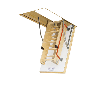 Купить Термоизоляционная чердачная лестница FAKRO LTK Thermo 70х140х330см - изображение 2