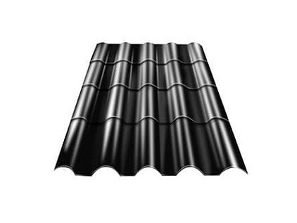 Купить Металлочерепица модульная Андалузия, ПЭ 0,45 RAL9005 Черный - изображение 1