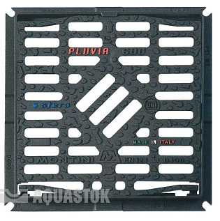 Купить  Аквасток Pluvia - дождеприемник чугунный 500х500 - изображение 1