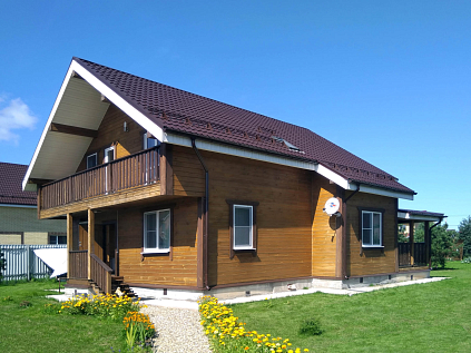 Купить Металлочерепица МП Ламонтерра / Монтеррей, Викинг / Viking 0,45 цвет RAL8017 Темно-коричневый - изображение 4