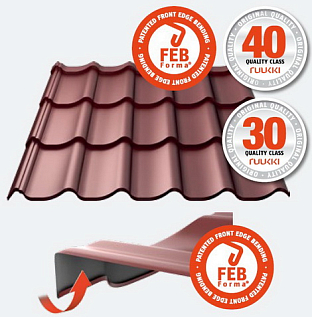 Купить Металлочерепица Ruukki Monterrey Feb Forma - изображение 1