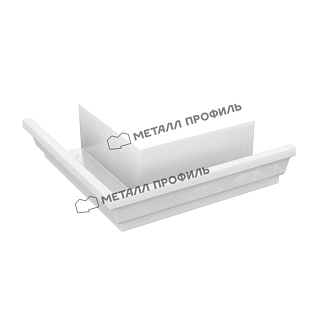 Купить Угол желоба наружный 120x86 Металл Профиль Бюджет - изображение 2