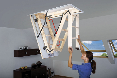 Купить Чердачная лестница FAKRO LWS 70х120х280см - изображение 12